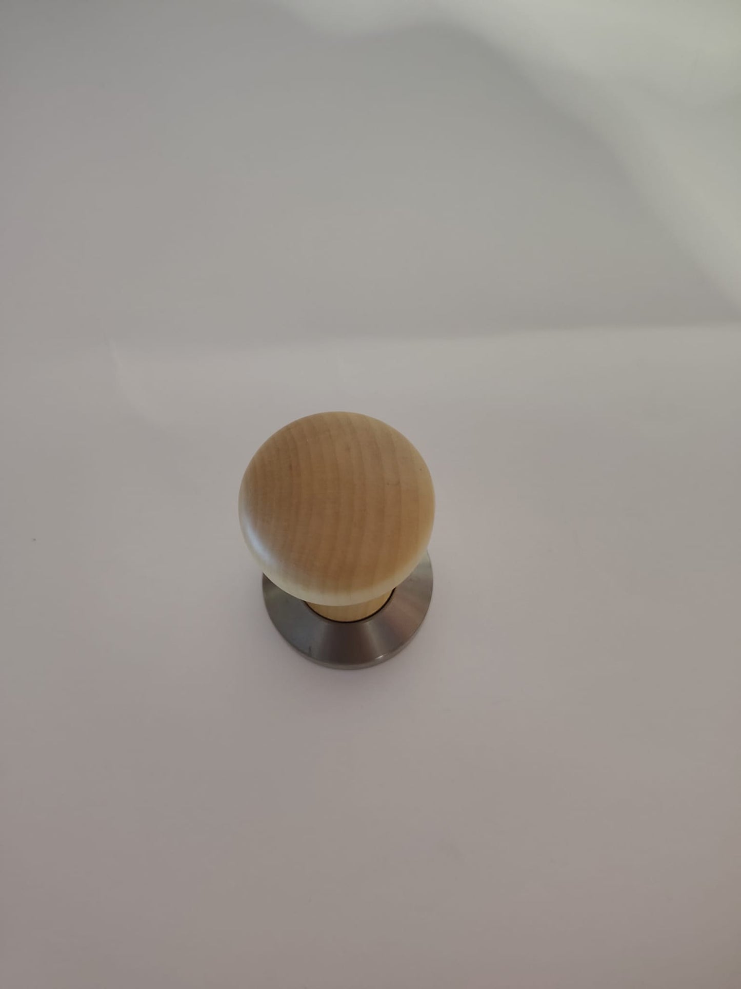 Espresso Tamper 27 mm – Edelstahl mit Holzgriff