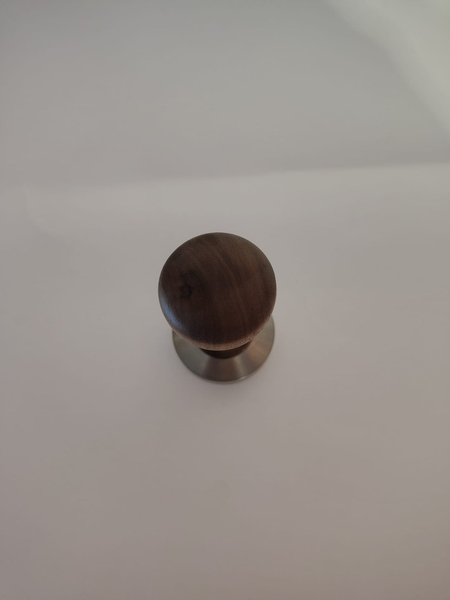 Espresso Tamper 27 mm – Edelstahl mit Holzgriff